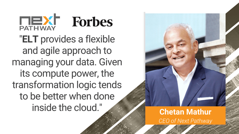 Next Pathway CEO talks to Forbes about The ELT Model for Cloud-Optimized Environments