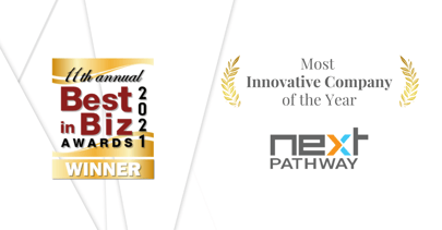 Next Pathway named Most Innovative Company of the Year in Best in Biz Awards