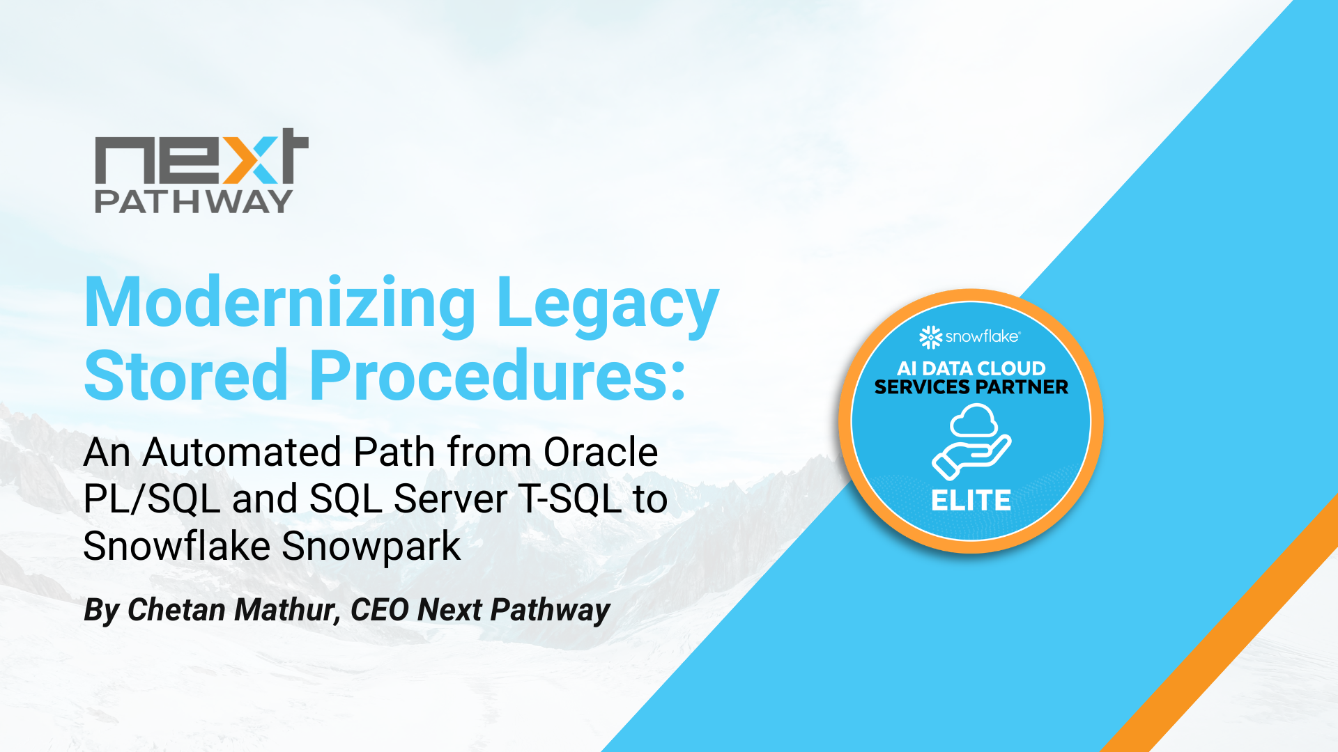 Oracle PL/SQL and SQL Server T-SQL migration to Snowflake Snowpark architecture