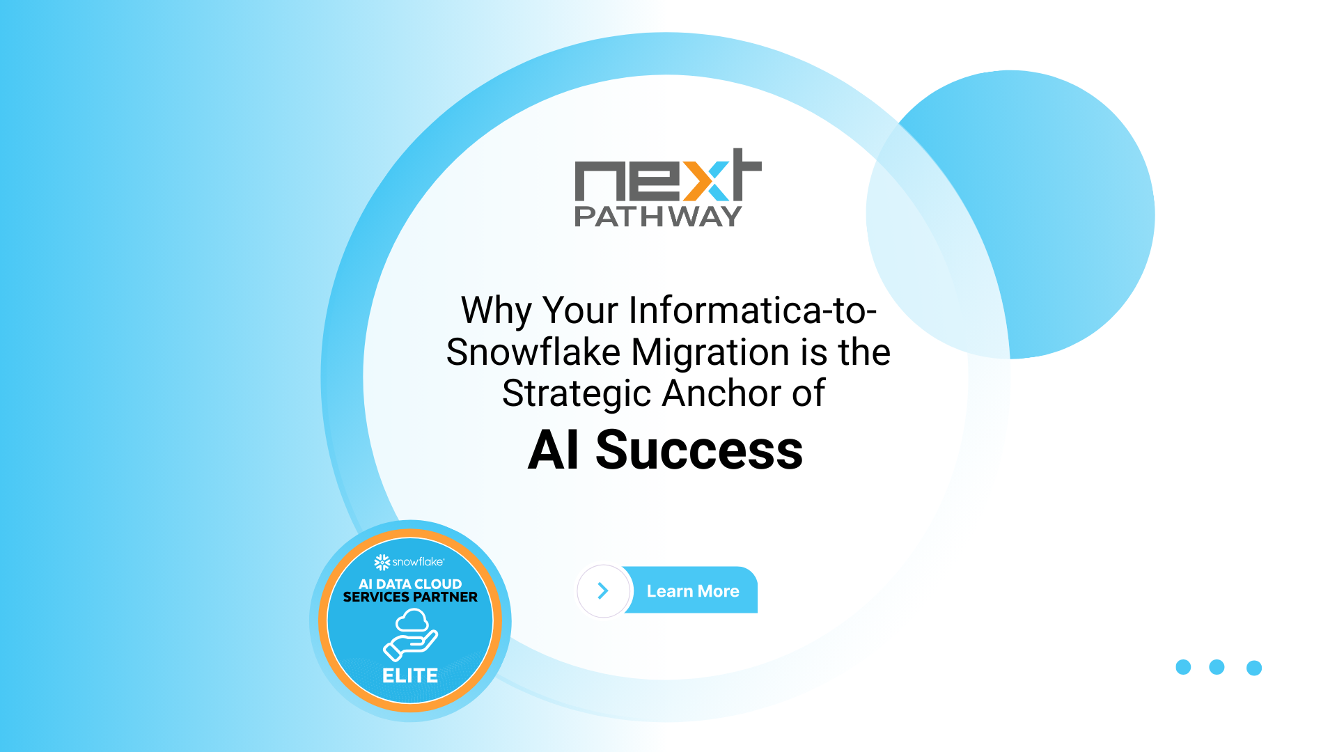 Informatica to Snowflake migration powering enterprise AI success