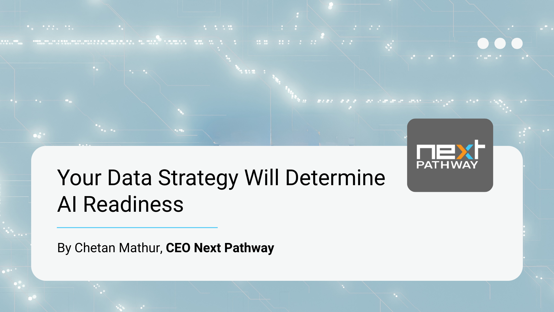 Enterprise data strategy enabling AI readiness